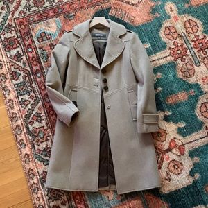Kenneth Cole Reaction winter dress pea coat | taupe/tan/neutral | size 2